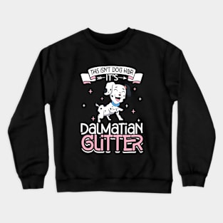 Dalmatian glitter Crewneck Sweatshirt